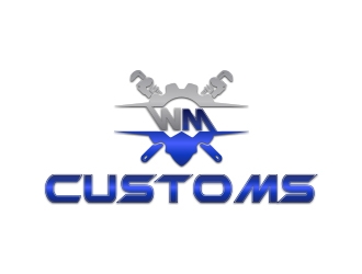 W M Customs logo design by Rexi_777