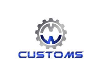 W M Customs logo design by Rexi_777