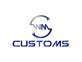 W M Customs logo design by Rexi_777