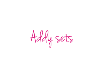 Addy sets logo design by Nurmalia