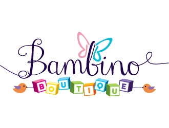 Bambino Boutique  logo design by REDCROW