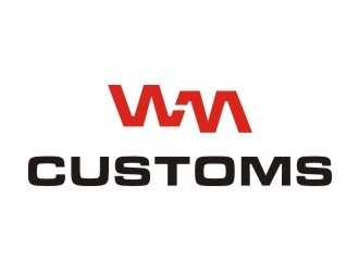 W M Customs logo design by Franky.