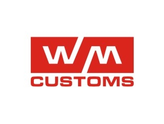 W M Customs logo design by Franky.