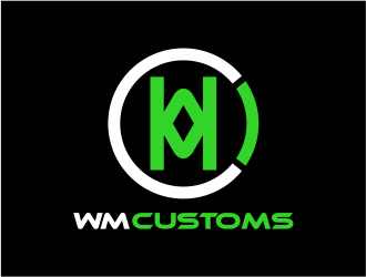 W M Customs logo design by cintoko