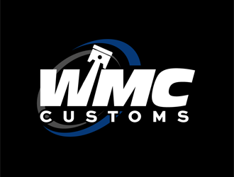 W M Customs logo design by enzidesign