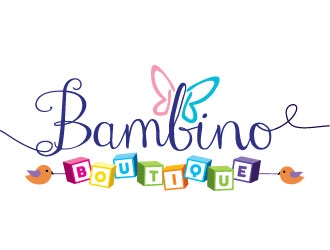 Bambino Boutique  logo design by REDCROW