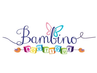 Bambino Boutique  logo design by REDCROW