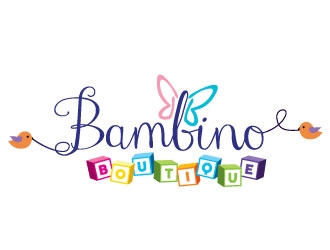 Bambino Boutique  logo design by REDCROW