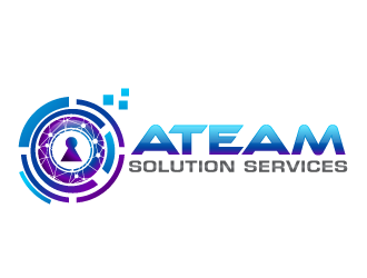 ATEAM Solution Services logo design by kgcreative