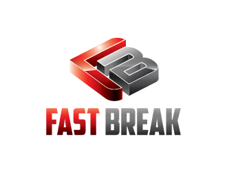 Fast Break logo design by ryanhead