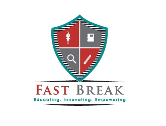 Fast Break logo design by Maddywk