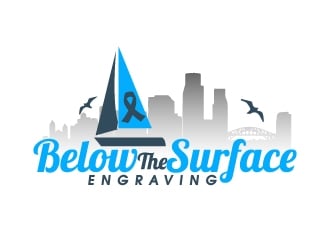 Below The Surface Engraving  logo design by ElonStark