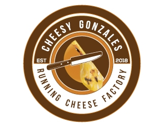 CHEESY GONZALES - running.cheese.factory logo design by AYATA