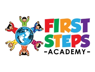 First Steps Academy logo design by MAXR