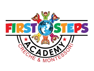 First Steps Academy logo design by MAXR