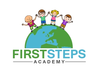 First Steps Academy logo design by shravya