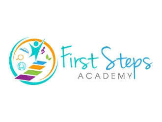 First Steps Academy logo design by J0s3Ph