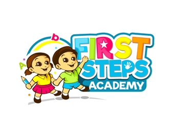 First Steps Academy logo design by veron