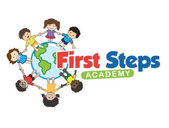 First Steps Academy logo design by shere