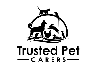 Trusted Pet Carers logo design by amar_mboiss