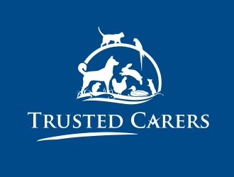 Trusted Pet Carers logo design by amar_mboiss