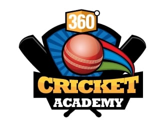 360 Cricket Academy logo design by Suvendu