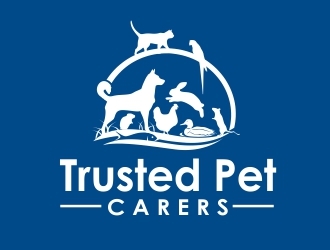 Trusted Pet Carers logo design by amar_mboiss