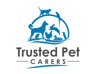 Trusted Pet Carers logo design by amar_mboiss