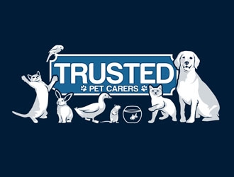 Trusted Pet Carers logo design by DreamLogoDesign