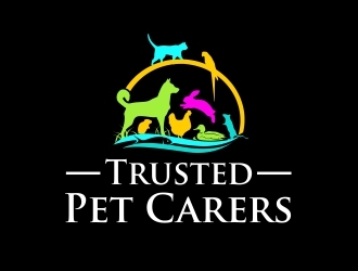 Trusted Pet Carers logo design by amar_mboiss