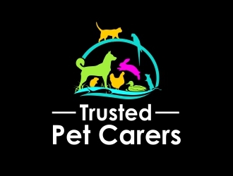 Trusted Pet Carers logo design by amar_mboiss