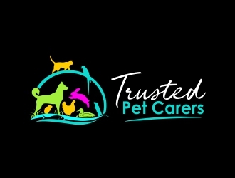 Trusted Pet Carers logo design by amar_mboiss