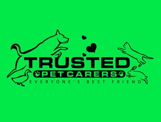 Trusted Pet Carers logo design by DreamLogoDesign