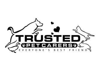 Trusted Pet Carers logo design by DreamLogoDesign