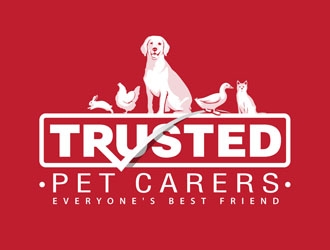 Trusted Pet Carers logo design by DreamLogoDesign