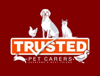 Trusted Pet Carers logo design by DreamLogoDesign