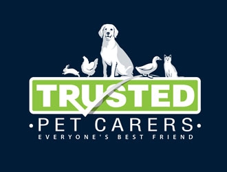 Trusted Pet Carers logo design by DreamLogoDesign