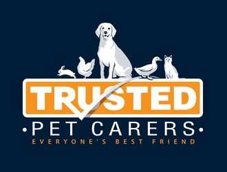 Trusted Pet Carers logo design by DreamLogoDesign