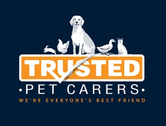 Trusted Pet Carers logo design by DreamLogoDesign