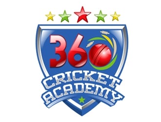 360 Cricket Academy logo design by DreamLogoDesign