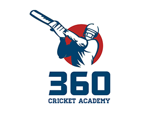 360 Cricket Academy logo design by Optimus