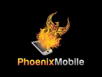Phoenix Mobile logo design by dhika
