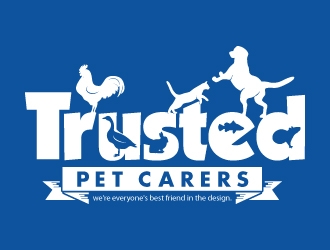 Trusted Pet Carers logo design by Suvendu