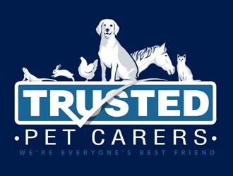 Trusted Pet Carers logo design by DreamLogoDesign