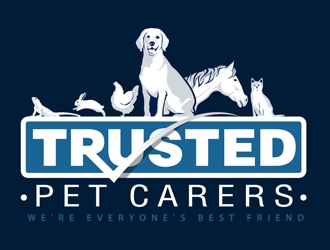 Trusted Pet Carers logo design by DreamLogoDesign