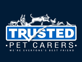 Trusted Pet Carers logo design by DreamLogoDesign