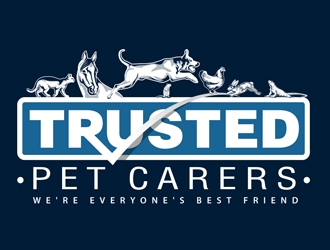 Trusted Pet Carers logo design by DreamLogoDesign