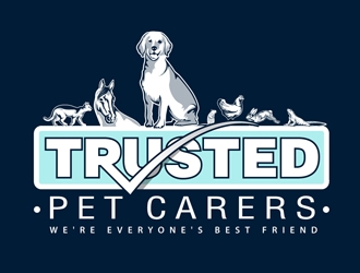 Trusted Pet Carers logo design by DreamLogoDesign