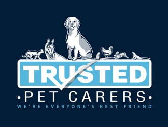 Trusted Pet Carers logo design by DreamLogoDesign