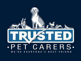 Trusted Pet Carers logo design by DreamLogoDesign